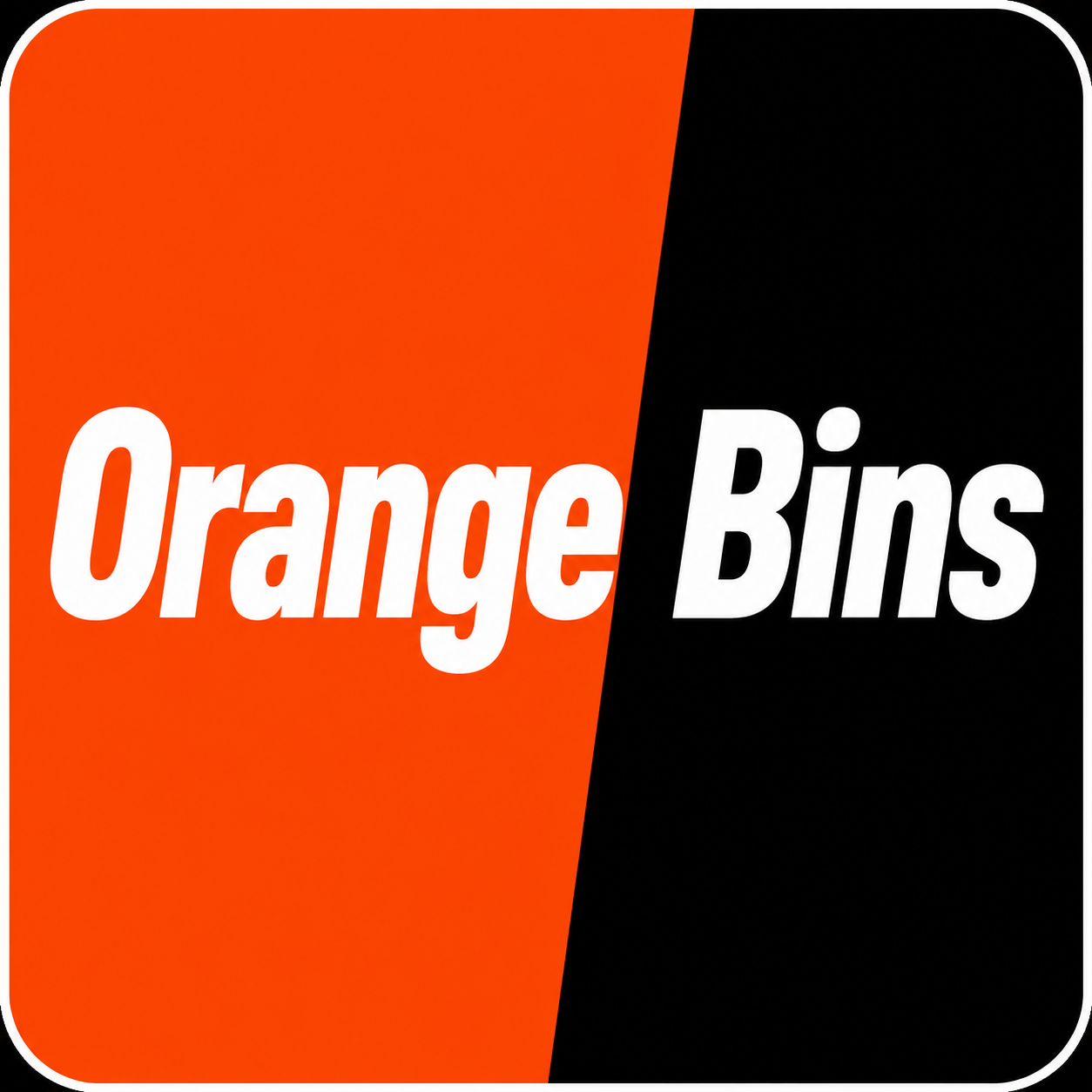 Orange Bins